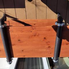 ウッド テーブル　アウトドア　キャンプの画像