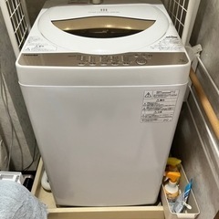 【受取予定者確定】 TOSHIBA洗濯機AW5G8（W）