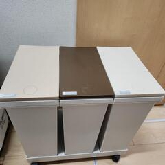 三連ゴミ箱(キャスター付き)