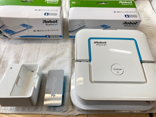 IROBOT ブラーバジェット240 color: WHITE  ウェットマップパッド付き　値下げ出品！