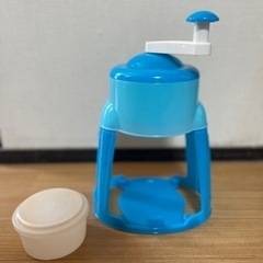お話中【未使用】かき氷機の画像