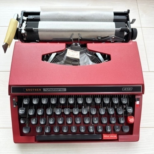 昭和レトロ　未使用　ブラザー タイプライター Brother Valiant 413