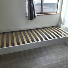 SLÄKT/スレクト　ベッドフレームとすのことマットレス
