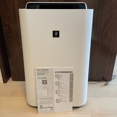 SHARP◆シャープ 加湿空気清浄機 KC-G40/プラズマクラ...