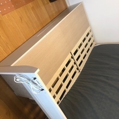 ニトリ　セミダブルベット　収納付き