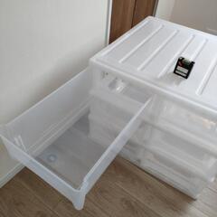 チェスト　衣類ケース3段　キャスター付きお譲りしますの画像