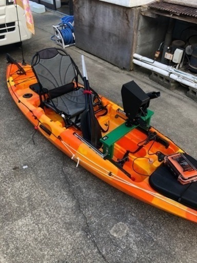 10ftカヤック　魚探付き　カヤックフィッシング