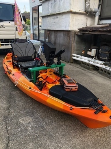 10ftカヤック　魚探付き　カヤックフィッシング
