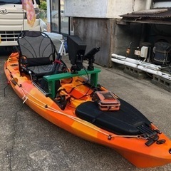 10ftカヤック　魚探付き　カヤックフィッシングの画像