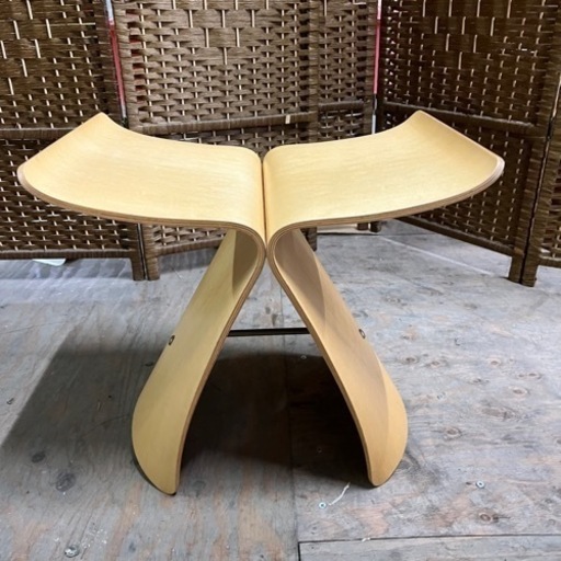 【天童木工】 バタフライスツール (メイプル)(K57)