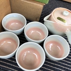 【未使用】萩焼　茶器セットの画像