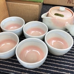【未使用】萩焼　茶器セットの画像