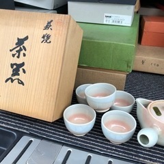 【未使用】萩焼　茶器セット