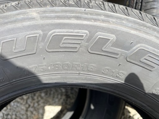 2022年製 新車外し ブリヂストン夏タイヤ 175/80R16 ジムニー ほぼ新品4本セット