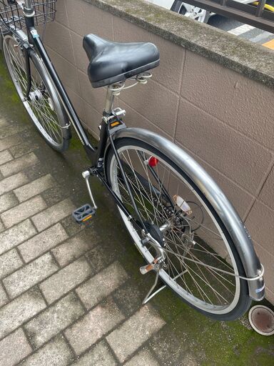 リサイクルショップどりーむ荒田店　No645 エコNo15940X 自転車　２７インチ　ギア切り替え付き♪　LEDオートライト付き♪　通勤通学にどうぞ♪