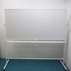 裏表に書けて便利なホワイトボード 両面 1800×900mm マ...