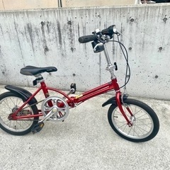 折りたたみ自転車 16インチ 自転車 中古 ミニベロ 小径車