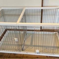 【お話し中】犬用の大きなサークル　ケージ　ゲージ　ワイド