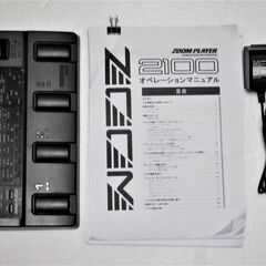ZOOM PLAYER 2100 マルチエフェクター 他社製ACアダプター付き　動作品　現状品の画像