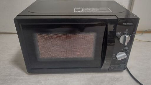 電子レンジ アイリスオーヤマPMB-T176-5-B 2020年製 50Hz専用