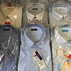 【新品未開封】半袖ワイシャツ6枚（LLL襟周45cmx5,LL襟...