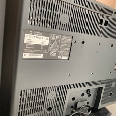 【3/30まで】2010年製　日立液晶テレビ26V型(HDD録画可能) リモコン付の画像