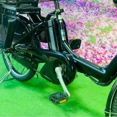 4938子供乗せ電動アシスト自転車ブリヂストン3人乗り20インチ