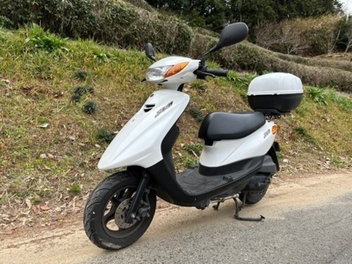 ヤマハ ジョグ JOG 白 原付 自賠残り有