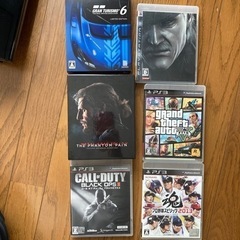 PS3本体&コントローラー&ソフト6セットの画像