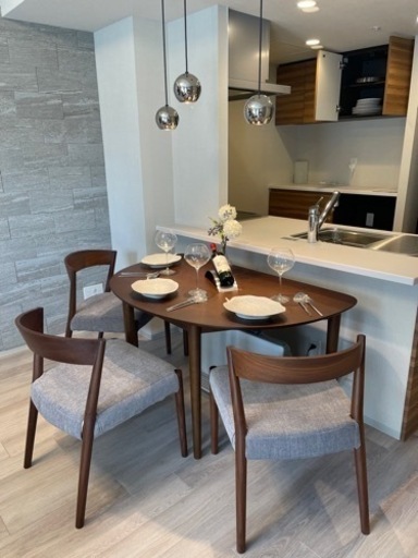 カウンターダイニングセット (3脚)★週末(4/20〜4/23)限定セール