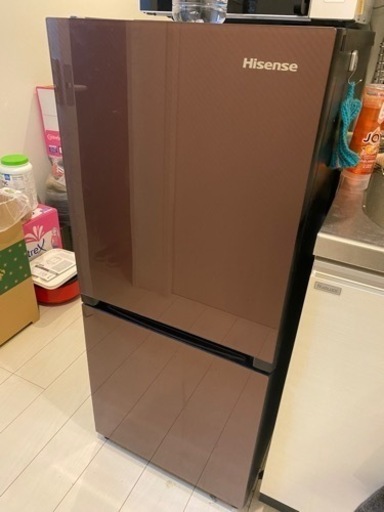 冷蔵庫　Hisense 134L 説明書付き
