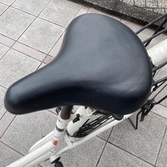 自転車　ママチャリ　２６インチ　白の画像