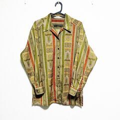 ヴィンテージ　総柄シャツ