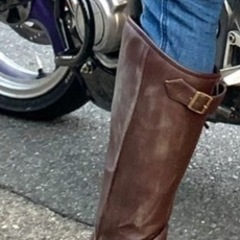 特攻ブーツ　バイク　旧車