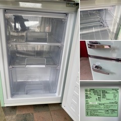 値下げ↓中古■冷凍冷蔵庫■レトロ■2020年製■アイリスオーヤマ■130Ｌの画像