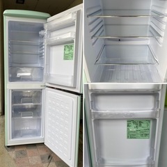 値下げ↓中古■冷凍冷蔵庫■レトロ■2020年製■アイリスオーヤマ■130Ｌの画像