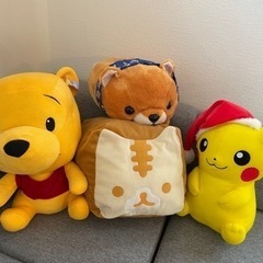 プーさん、ピカチュウ、犬、猫型食パン　美品