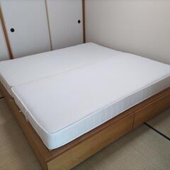 【無印良品】収納ベット、シングル２台で3000円の画像