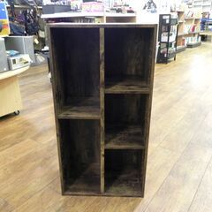 カラーボックス 幅44cm シェルフ 収納棚 棚 ブラウン/茶 本棚 札幌市 厚別区の画像