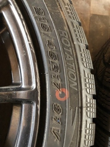 (値下)タイヤ215\45R17レガシィ TA-BP5