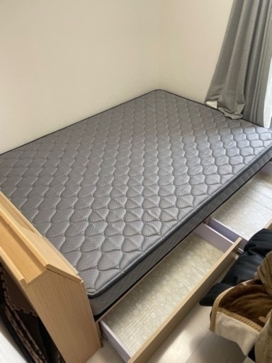 【商談済み】ニトリ　ダブルベッド　マットレス付