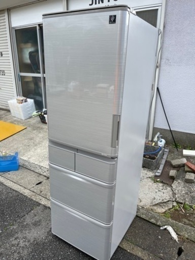 超お買い得‼️左右開き‼️シャープ　ノンフロン冷蔵庫　SJ-W412E-S 冷蔵庫