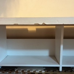 PCデスク　子供机　学習机　ロータイプ幅180センチの画像