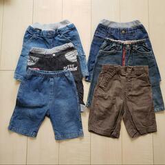 90　男の子ブランドいろいろハーフパンツ6枚セット！
