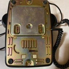 昭和レトロ　黒電話の画像