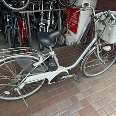 26インチ Panasonic（パナソニック）電動アシスト自転車 シルバー