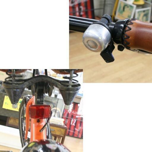 サウスベイバイシクル ビーチクルーザー 自転車 26インチ ブラック×オレンジ SBB SOUTH BAY BICYCLE 札幌市 清
