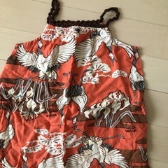 ✨リゾート　ハワイ　ワンピース　サイズ100〜110の画像