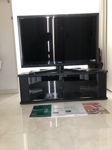 【お取引中】東芝 REGZA レグザ　42型　テレビ台セット　リモコン　取説有