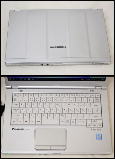 美品 パナソニック Let's note 14インチ CF-LX6ED9QR　Core i5 7200U 2.50GHz 8GB SSD256GB BDドライブ Windows 10 Pro ノートパソコン PC